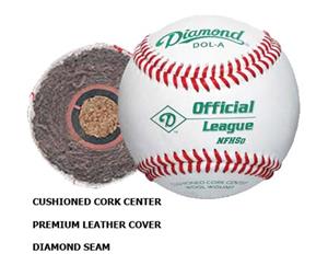 Diamond NFHS Official Licensed Baseballs DOL-A