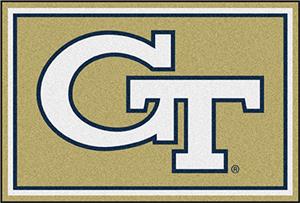 Fan Mats Georgia Tech 5x8 Rug