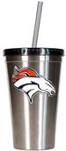 NFL Denver Broncos 16oz Tumbler with Straw