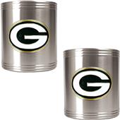NFL Green Bay Packers Stainless Steel Can Holders