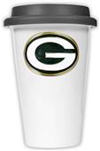 NFL Green Bay Packers Ceramic Cup with Black Lid
