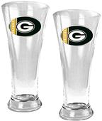 NFL Green Bay Packers 2 Piece Pilsner Glass Set