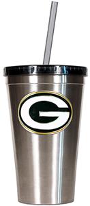 NFL Green Bay Packers 16oz Tumbler with Straw