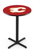 Calgary Flames NHL Pub Table X Style Base Calgary Flames NHL Pub Table X Style Base