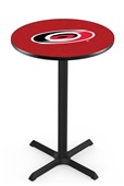 Carolina Hurricanes NHL Pub Table X Style Base Carolina Hurricanes NHL Pub Table X Style Base