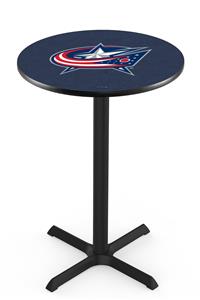Columbus Blue Jackets NHL Pub Table X Style Base