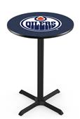 Edmonton Oilers NHL Pub Table X Style Base Edmonton Oilers NHL Pub Table X Style Base