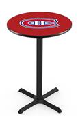 Montreal Canadiens NHL Pub Table X Style Base Montreal Canadiens NHL Pub Table X Style Base