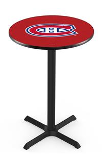 Montreal Canadiens NHL Pub Table X Style Base
