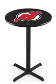 New Jersey Devils NHL Pub Table X Style Base New Jersey Devils NHL Pub Table X Style Base