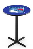 New York Rangers NHL Pub Table X Style Base New York Rangers NHL Pub Table X Style Base