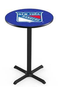 New York Rangers NHL Pub Table X Style Base