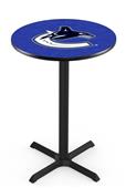 Vancouver Canucks NHL Pub Table X Style Base
