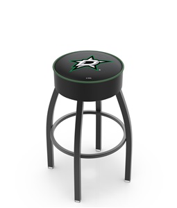 Dallas Stars NHL Blk or Chrome Bar Stool