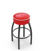 Detroit Red Wings NHL Blk or Chrome Bar Stool Detroit Red Wings NHL Blk or Chrome Bar Stool