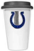 NFL Indianapolis Colts Ceramic Cup with Black Lid