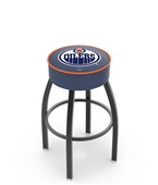 Edmonton Oilers NHL Blk or Chrome Bar Stool Edmonton Oilers NHL Blk or Chrome Bar Stool