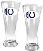 NFL Indianapolis Colts 2 Piece Pilsner Glass Set