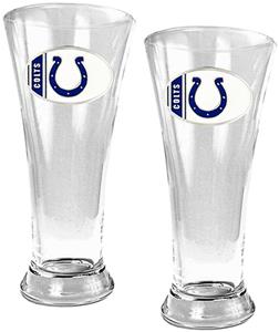 NFL Indianapolis Colts 2 Piece Pilsner Glass Set