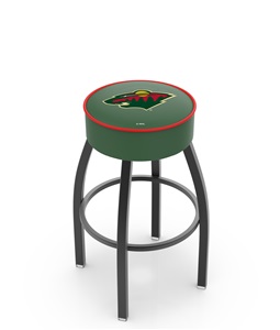 Minnesota Wild NHL Blk or Chrome Bar Stool