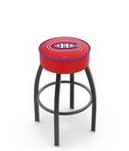 Montreal Canadiens NHL Blk or Chrome Bar Stool Montreal Canadiens NHL Blk or Chrome Bar Stool