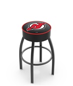 New Jersey Devils NHL Blk or Chrome Bar Stool New Jersey Devils NHL Blk or Chrome Bar Stool