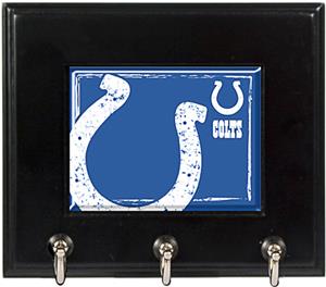 NFL Indianapolis Colts Wood Keyhook Rack