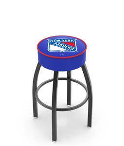 New York Rangers NHL Blk or Chrome Bar Stool