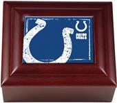 NFL Indianapolis Colts Mahogany Keepsake Box