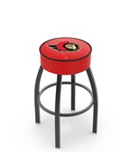 Ottawa Senators NHL Blk or Chrome Bar Stool
