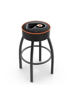 Philadelphia Flyers NHL Blk or Chrome Bar Stool Philadelphia Flyers NHL Blk or Chrome Bar Stool