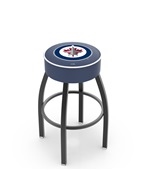 Winnipeg Jets NHL Blk or Chrome Bar Stool Winnipeg Jets NHL Blk or Chrome Bar Stool