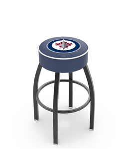 Winnipeg Jets NHL Blk or Chrome Bar Stool