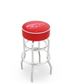 Detroit Red Wings NHL Double-Ring Bar Stool Detroit Red Wings NHL Double-Ring Bar Stool