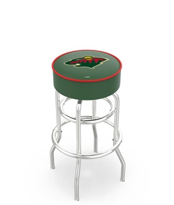 Minnesota Wild NHL Double-Ring Bar Stool