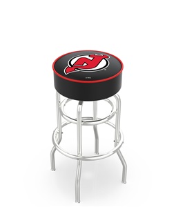 New Jersey Devils NHL Double-Ring Bar Stool