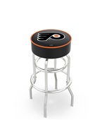 Philadelphia Flyers Blk NHL Double-Ring Bar Stool Philadelphia Flyers Blk NHL Double-Ring Bar Stool