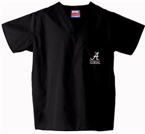 University of Alabama Black Classic Scrub Tops