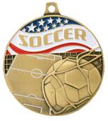 Hasty Awards Americana Soccer Medals