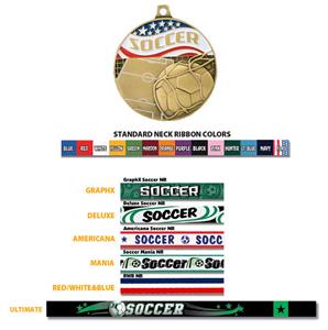 Hasty Awards Americana Soccer Medals