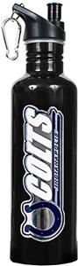 NFL Colts Black Stainless Water Bottle