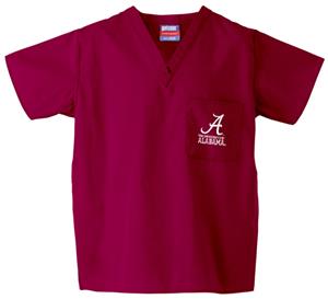 University of Alabama Crimson Classic Scrub Tops