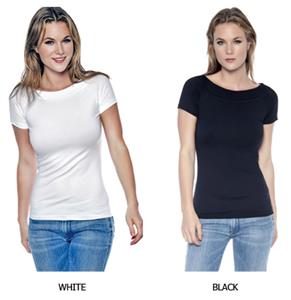 In Your Face Apparel Junior Wide Neck Scoop Tee