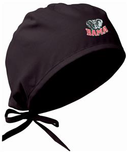 Univ of Alabama Elephant Black Surgical Caps
