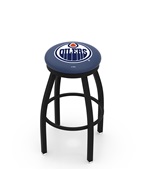 Edmonton Oilers NHL Flat Ring Blk Bar Stool Edmonton Oilers NHL Flat Ring Blk Bar Stool