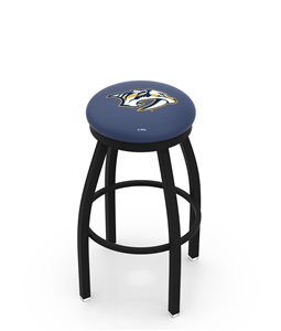 Nashville Predators NHL Flat Ring Blk Bar Stool