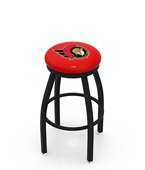 Ottawa Senators NHL Flat Ring Blk Bar Stool