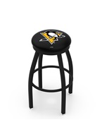 Pittsburgh Penguins NHL Flat Ring Blk Bar Stool