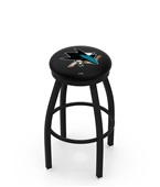 San Jose Sharks NHL Flat Ring Blk Bar Stool San Jose Sharks NHL Flat Ring Blk Bar Stool
