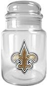NFL New Orleans Saints Glass Candy Jar